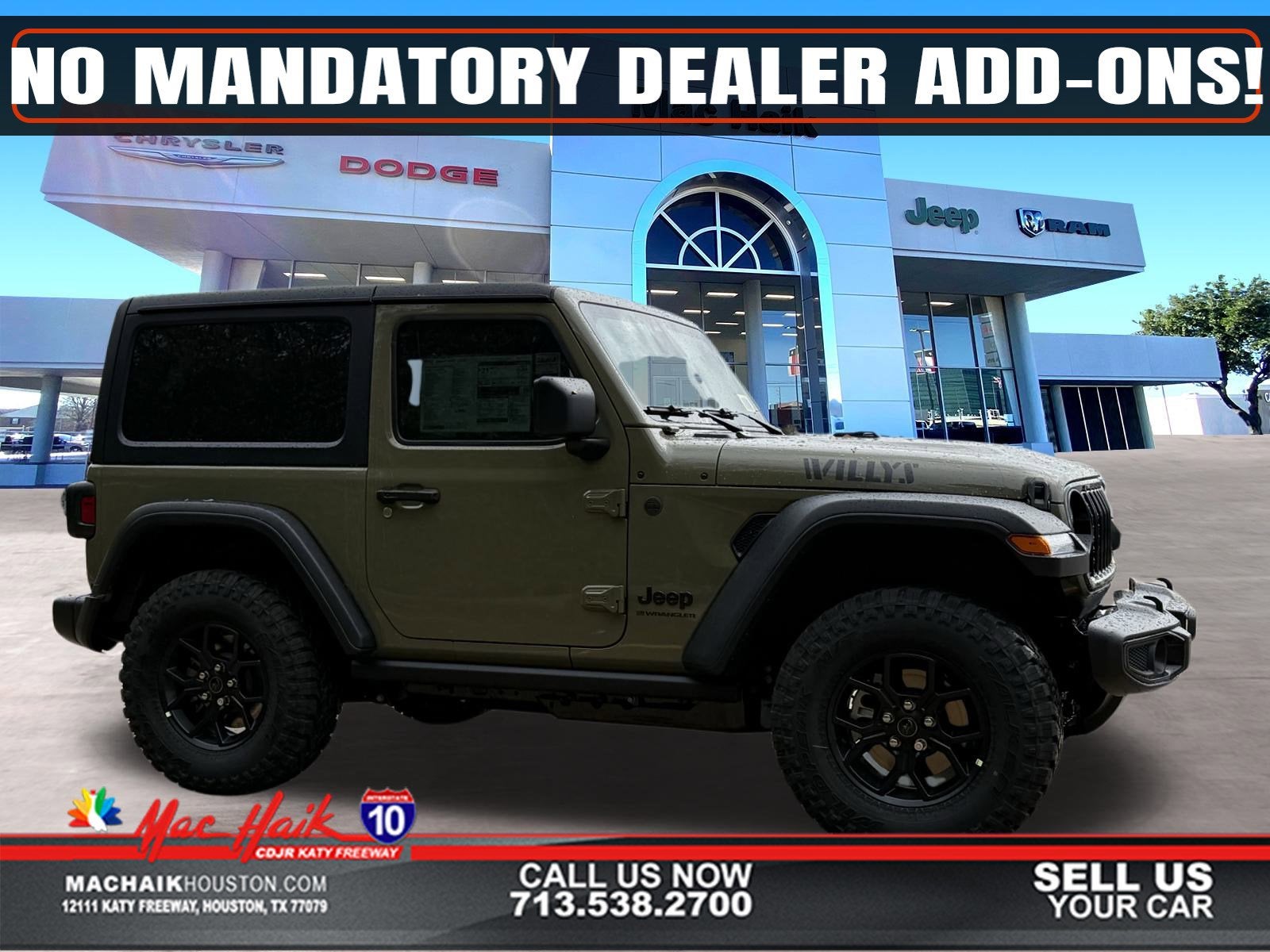 2026 Jeep Wrangler WRANGLER 2-DOOR WILLYS