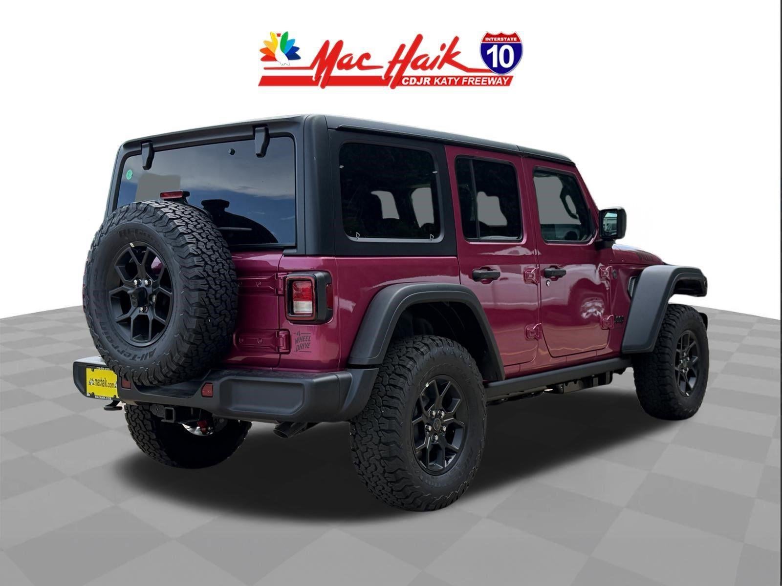 2026 Jeep WRANGLER WRANGLER 4-DOOR WILLYS