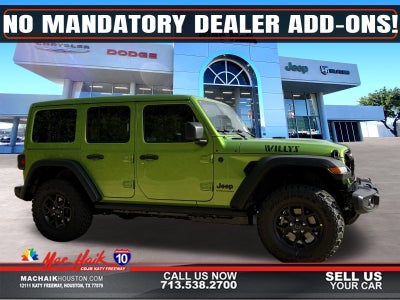 2026 Jeep Wrangler WRANGLER 4-DOOR WILLYS