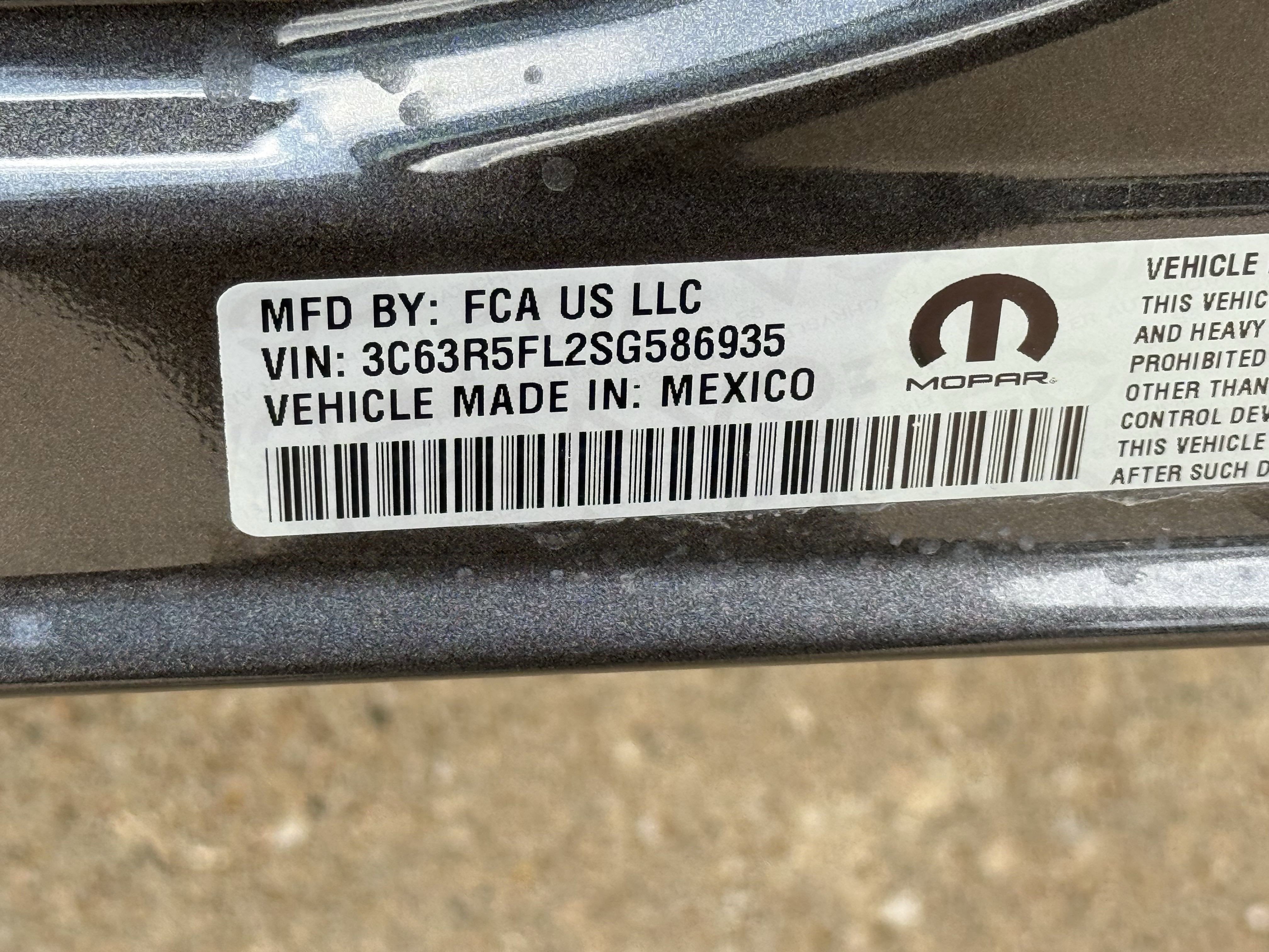 2025 RAM 2500 LARAMIE