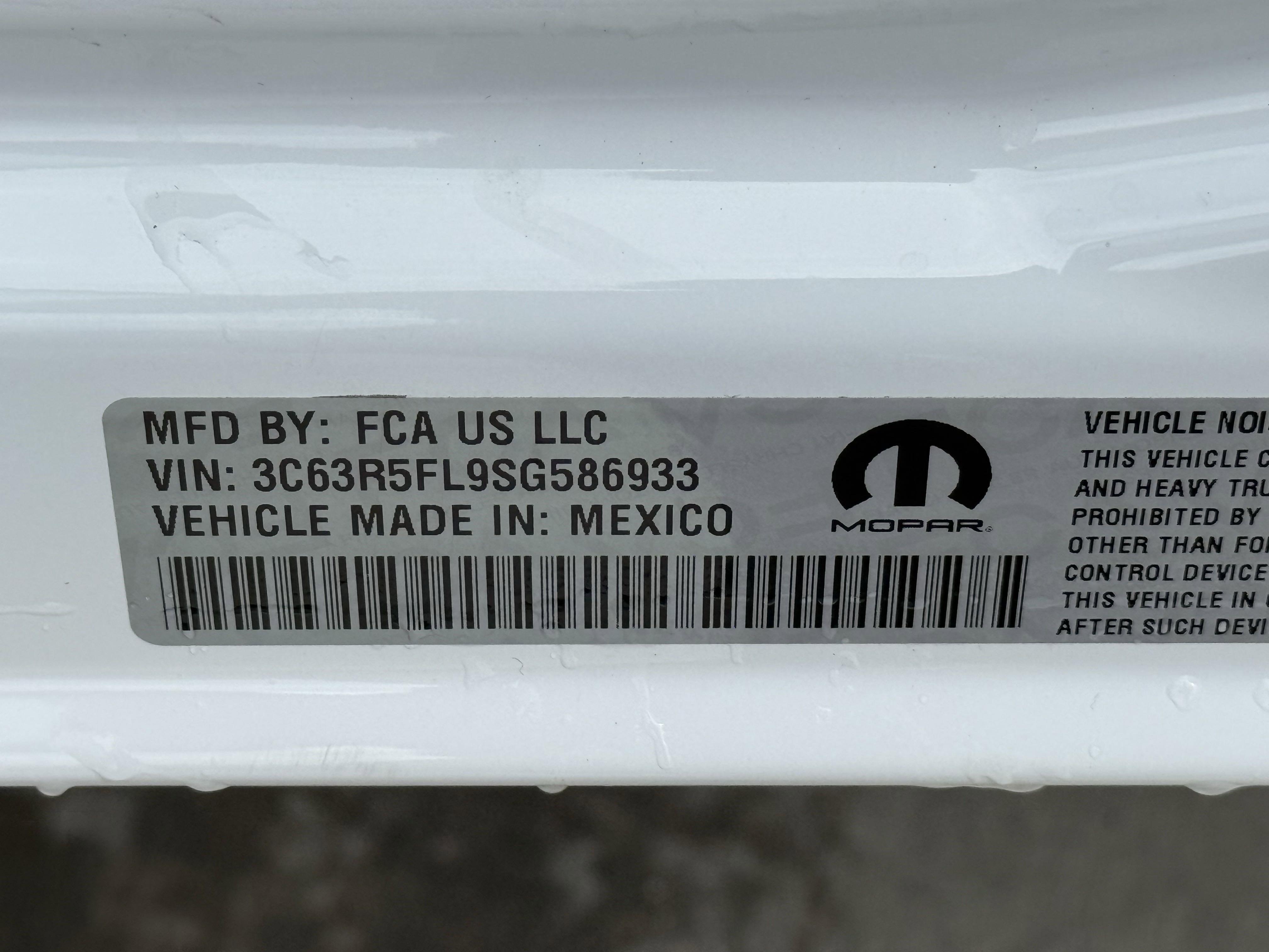 2025 RAM 2500 LARAMIE