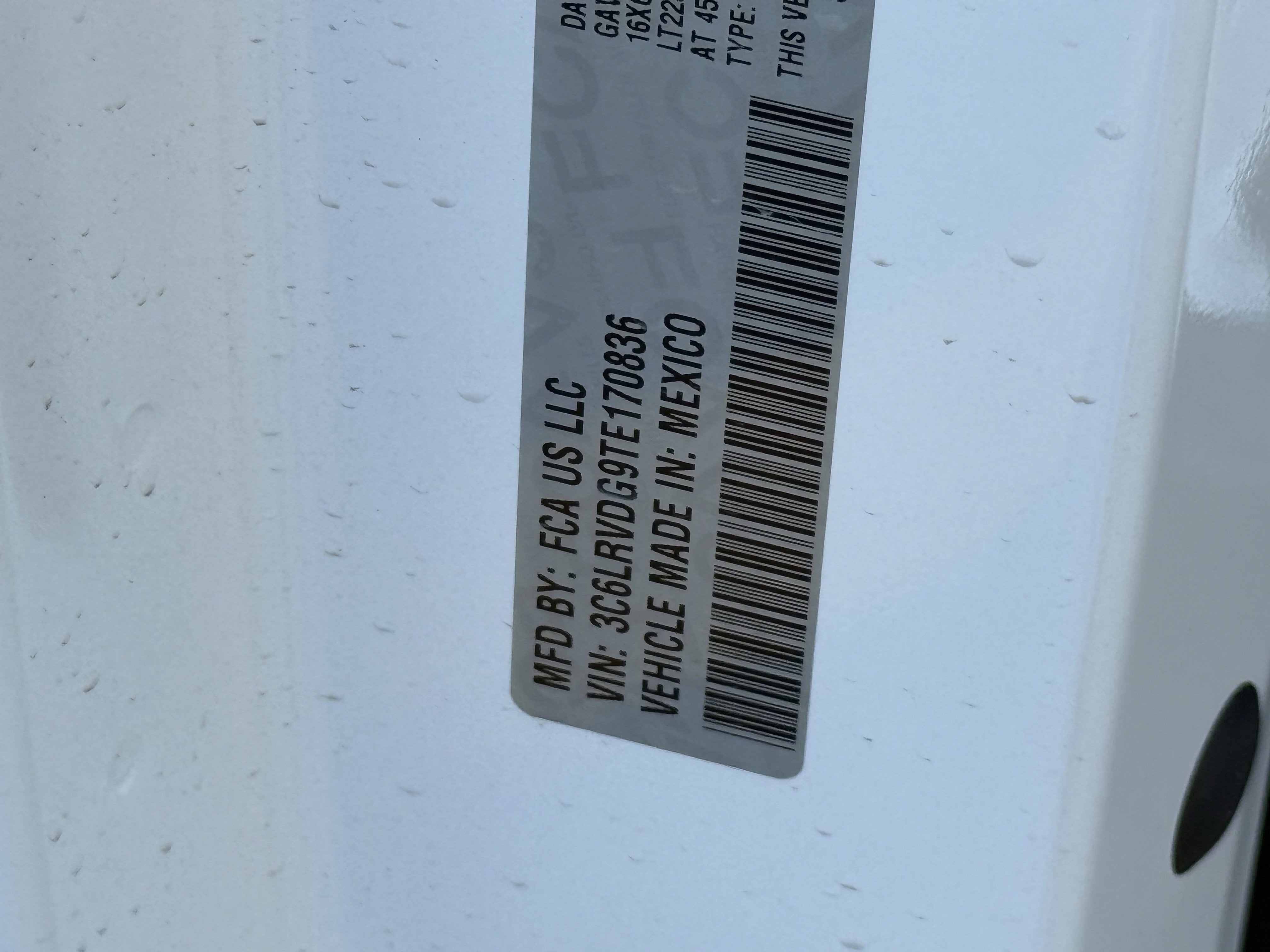 2026 RAM Promaster PROMASTER 2500