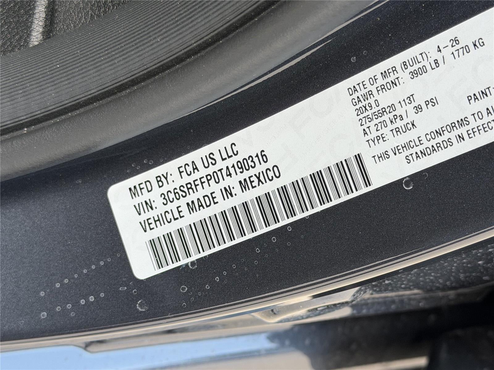 2026 RAM 1500 Lone Star