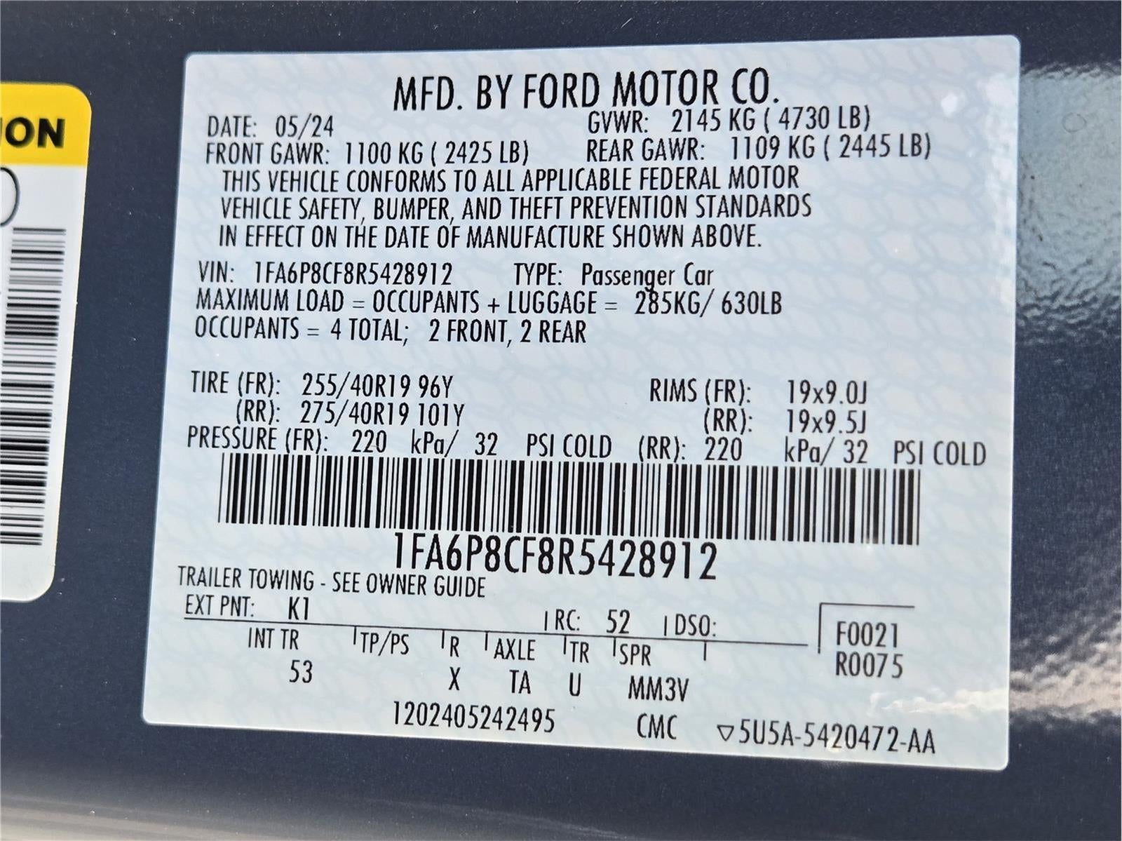 2024 Ford Mustang GT Premium