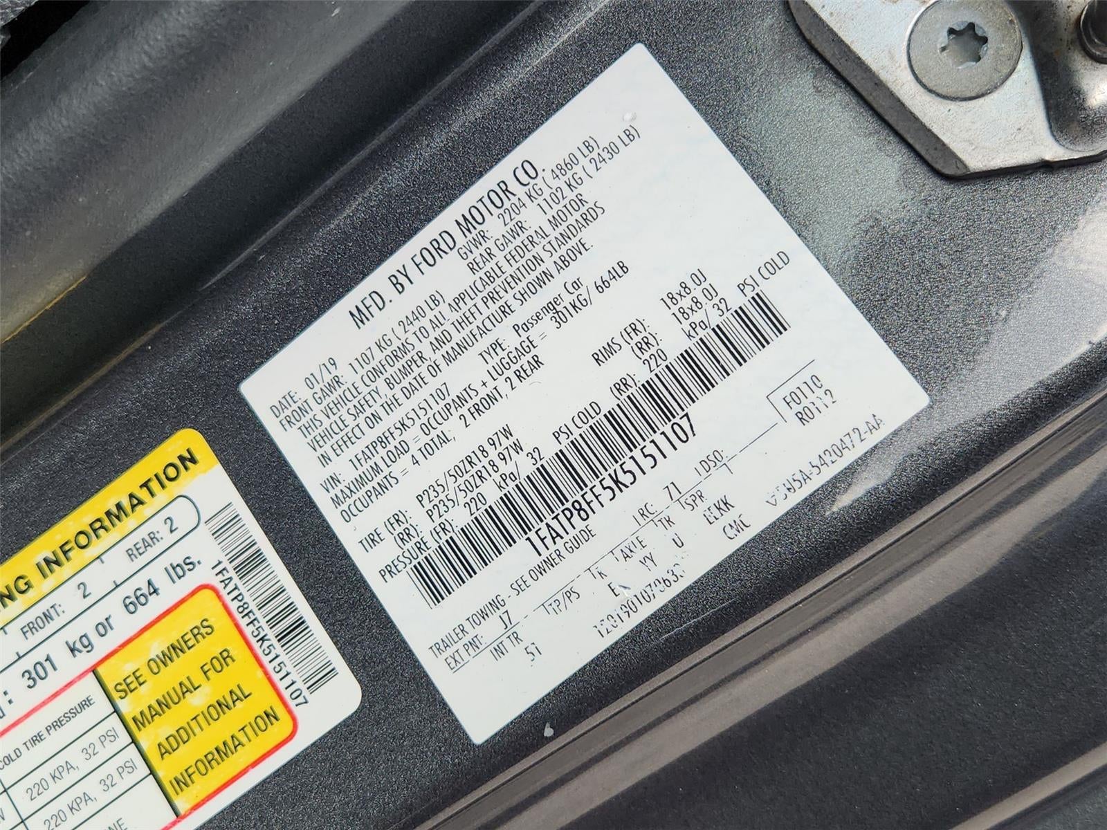 2019 Ford Mustang GT Premium