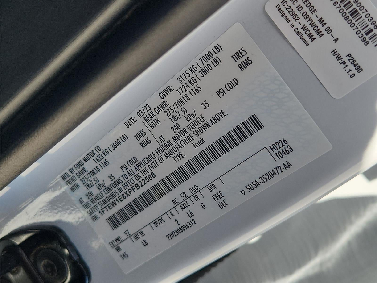 2023 Ford F-150 Tremor
