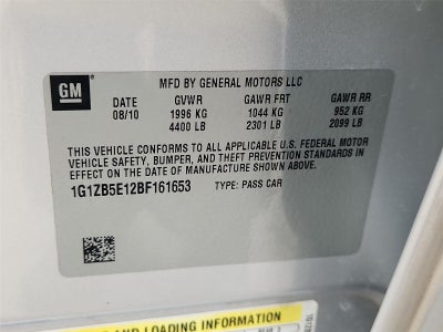 2011 Chevrolet Malibu LS w/1LS
