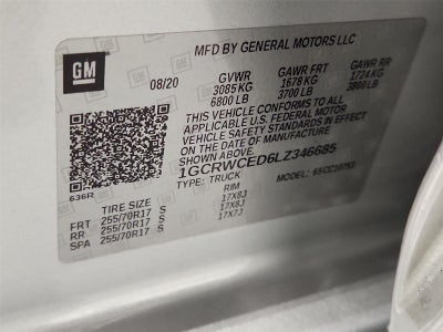 2020 Chevrolet Silverado 1500 LT