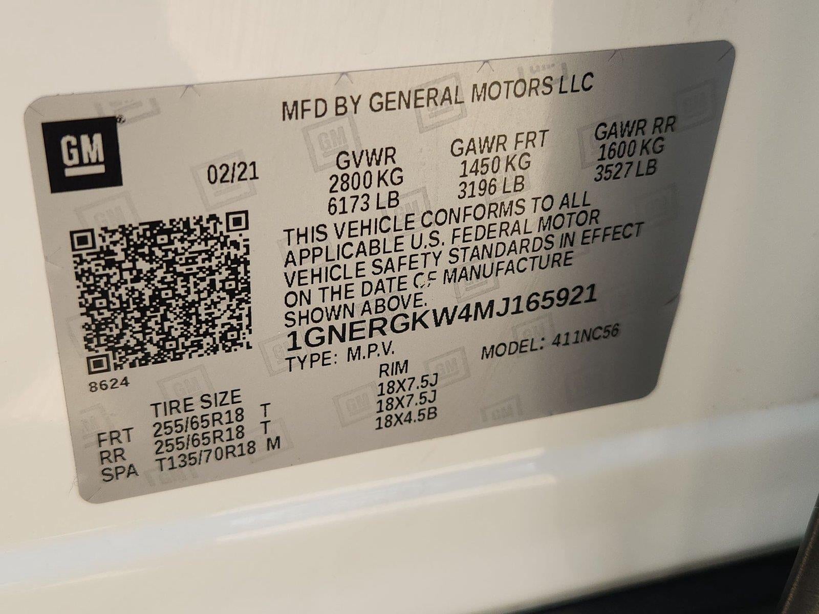 2021 Chevrolet TRAVERSE LT