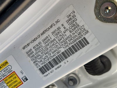 2019 Honda Accord Hybrid EX-L