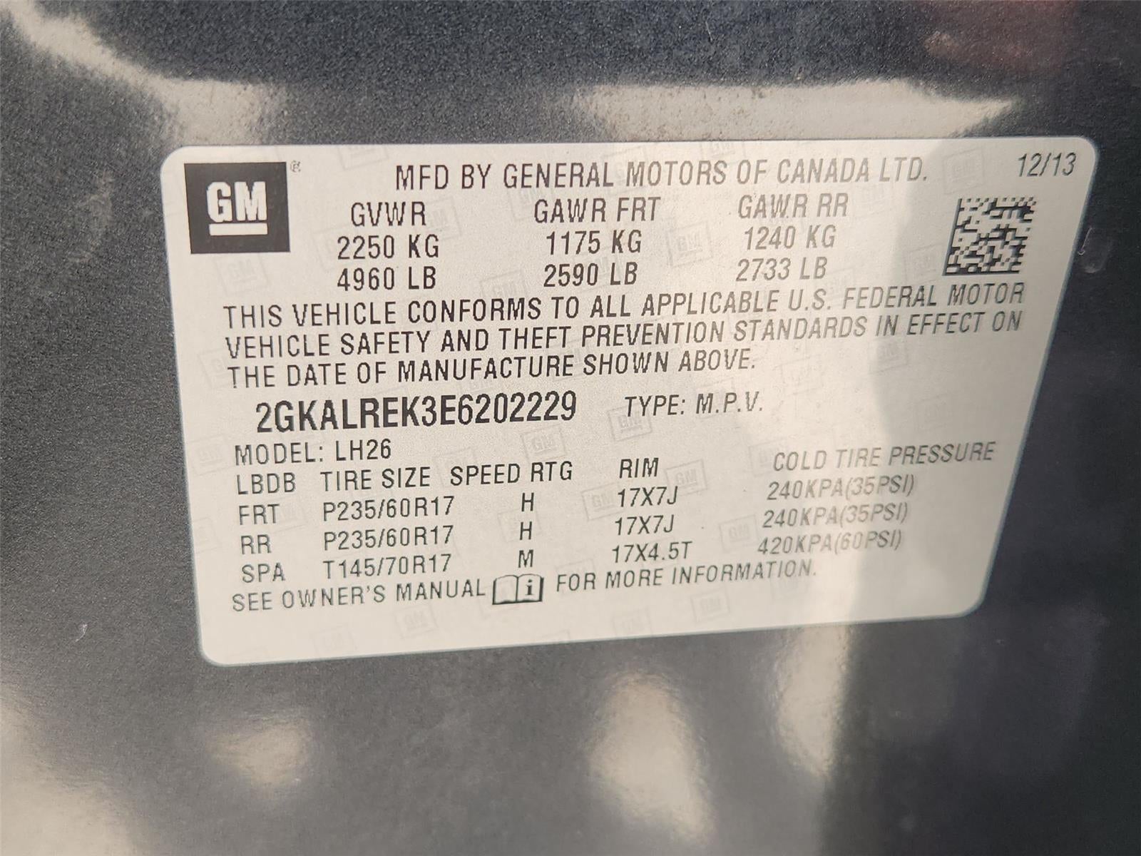 2014 GMC Terrain SLE