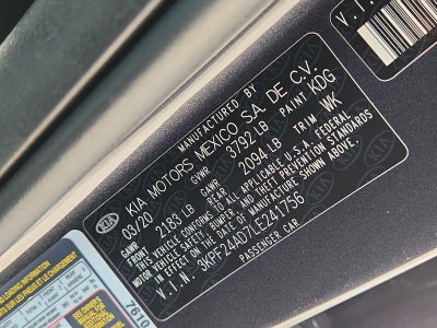 2020 Kia Forte LXS