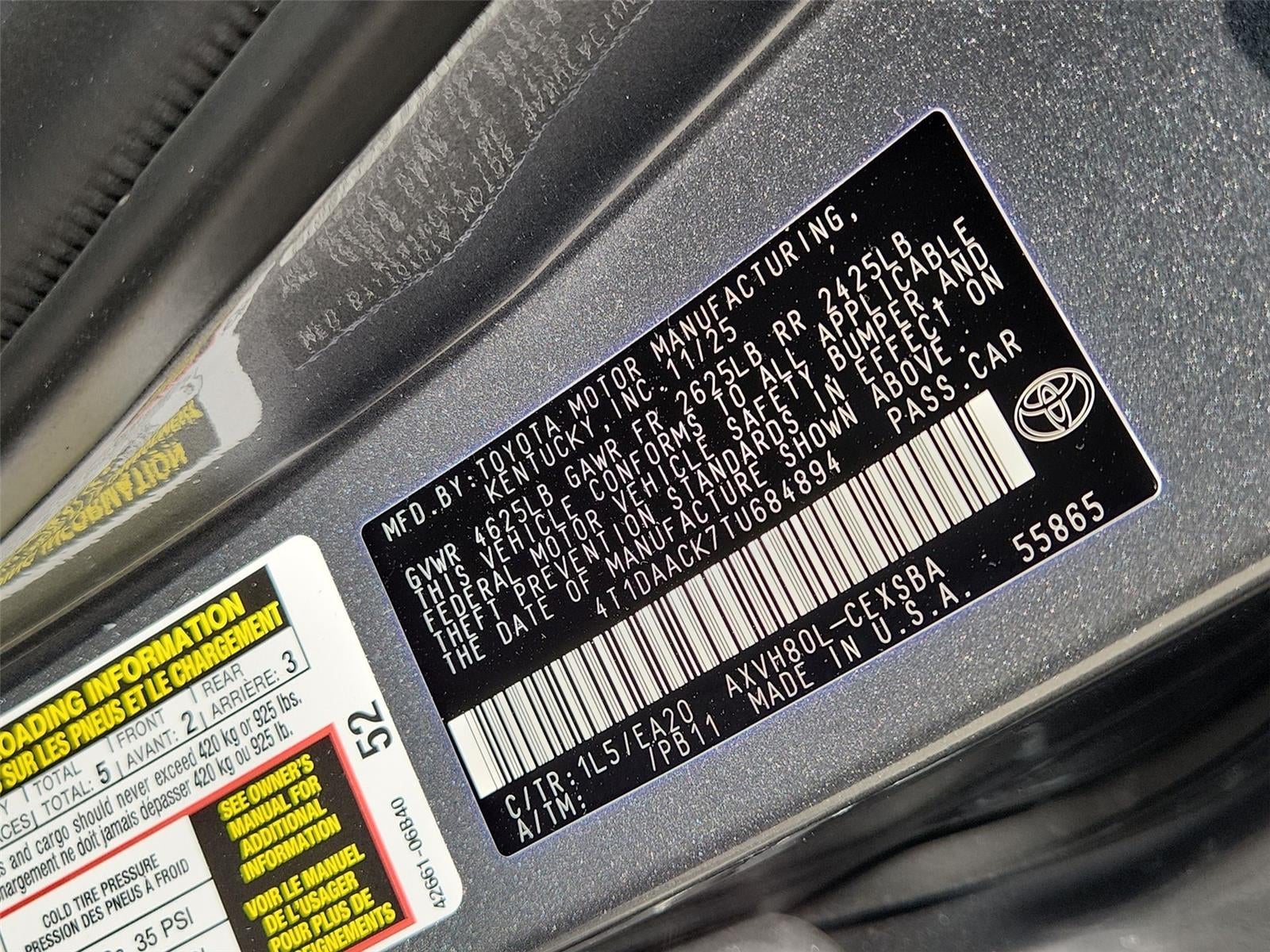 2026 Toyota CAMRY Base