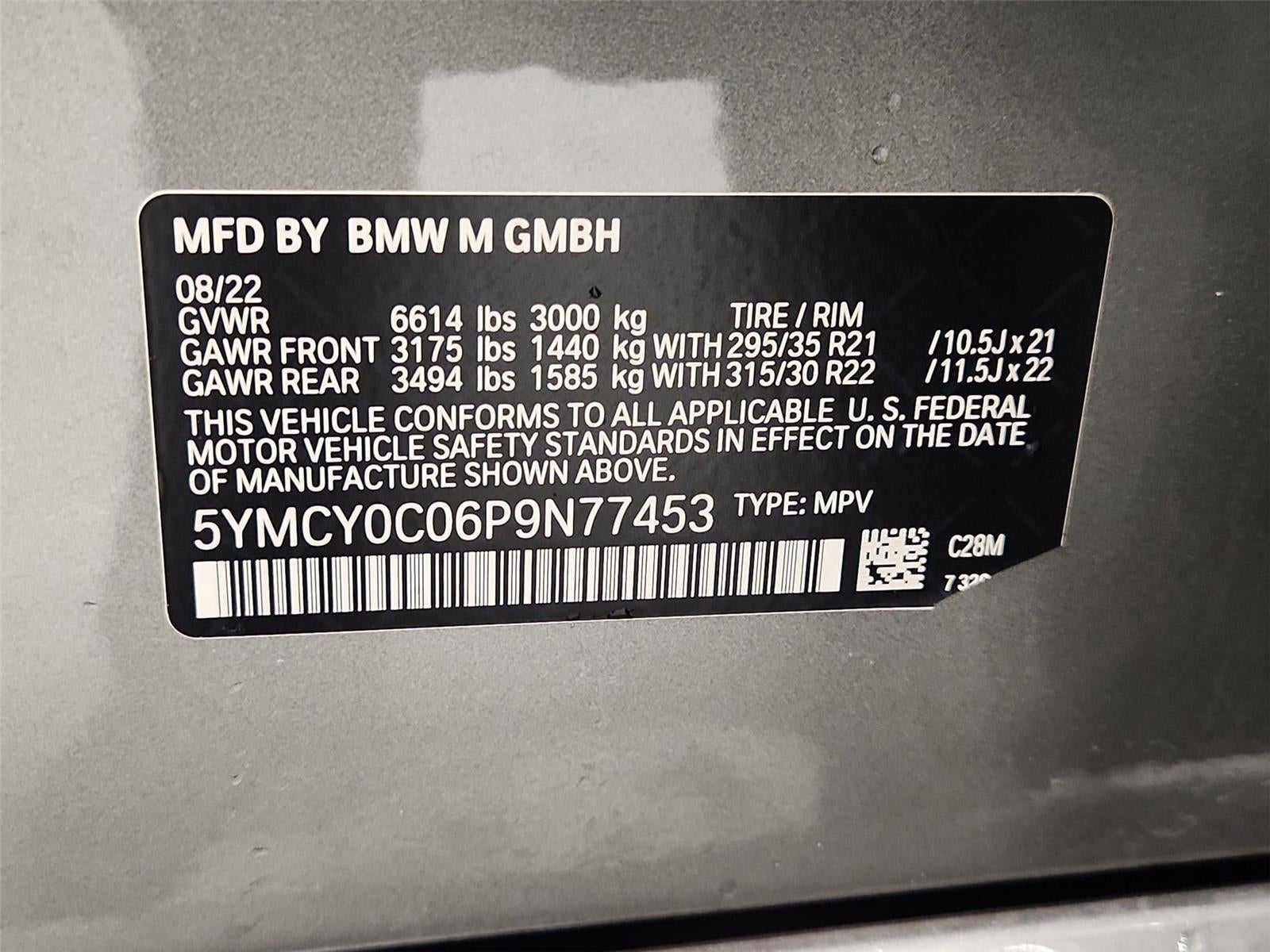 2023 BMW X6 M Sports Activity Coupe