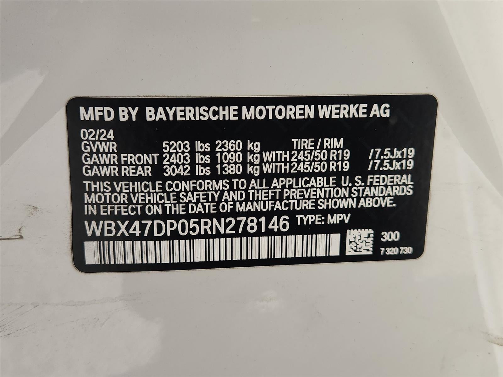 2024 BMW X3 sDrive30i