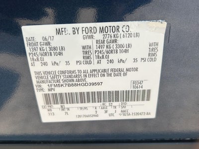 2017 Ford Explorer Base