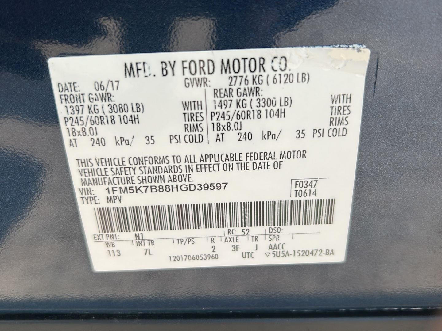 2017 Ford Explorer Base