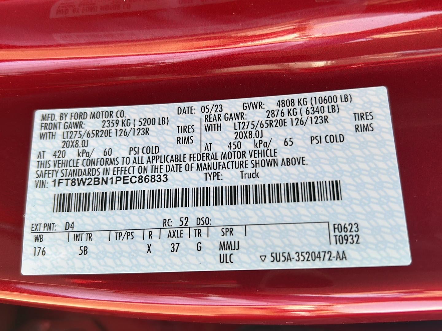 2023 Ford F250 Pu Base