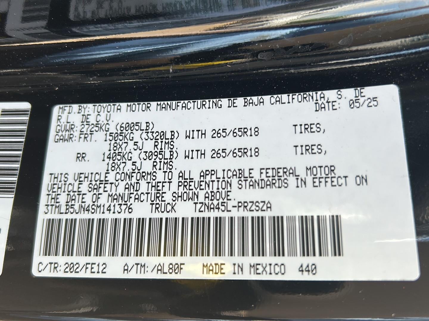 2025 Toyota Tacoma TRD Sport