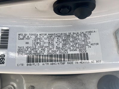 2012 Toyota Tacoma DOUBCAB