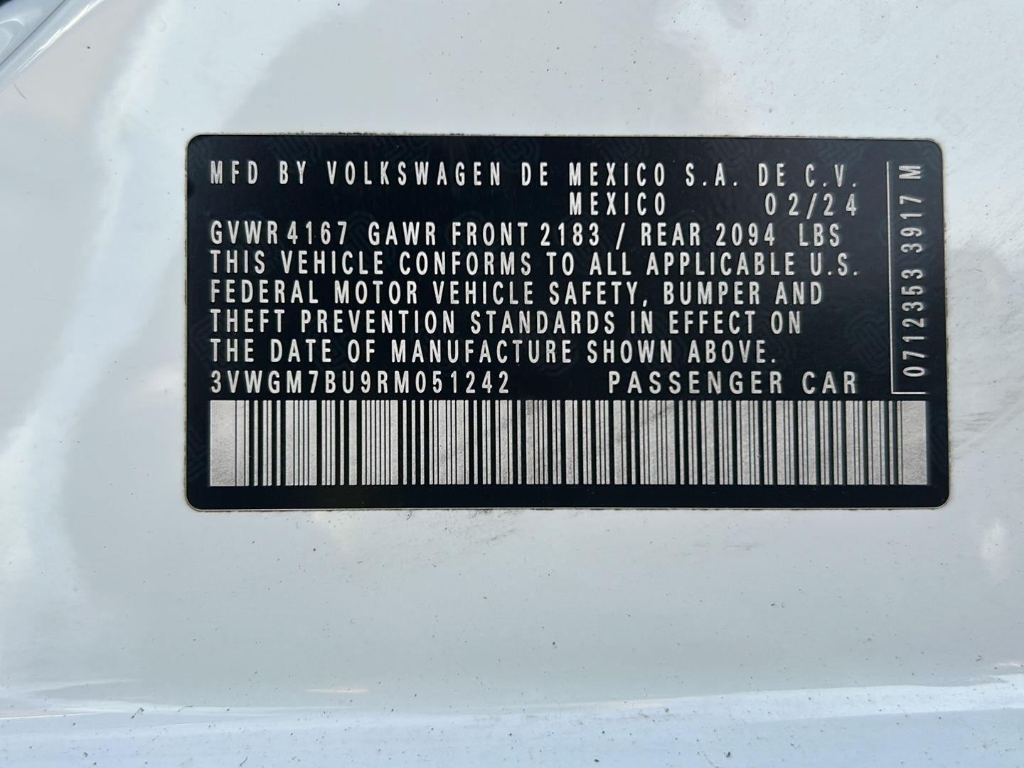 2024 Volkswagen Jetta SEL