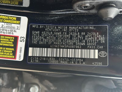 2023 Toyota Camry XSE V6