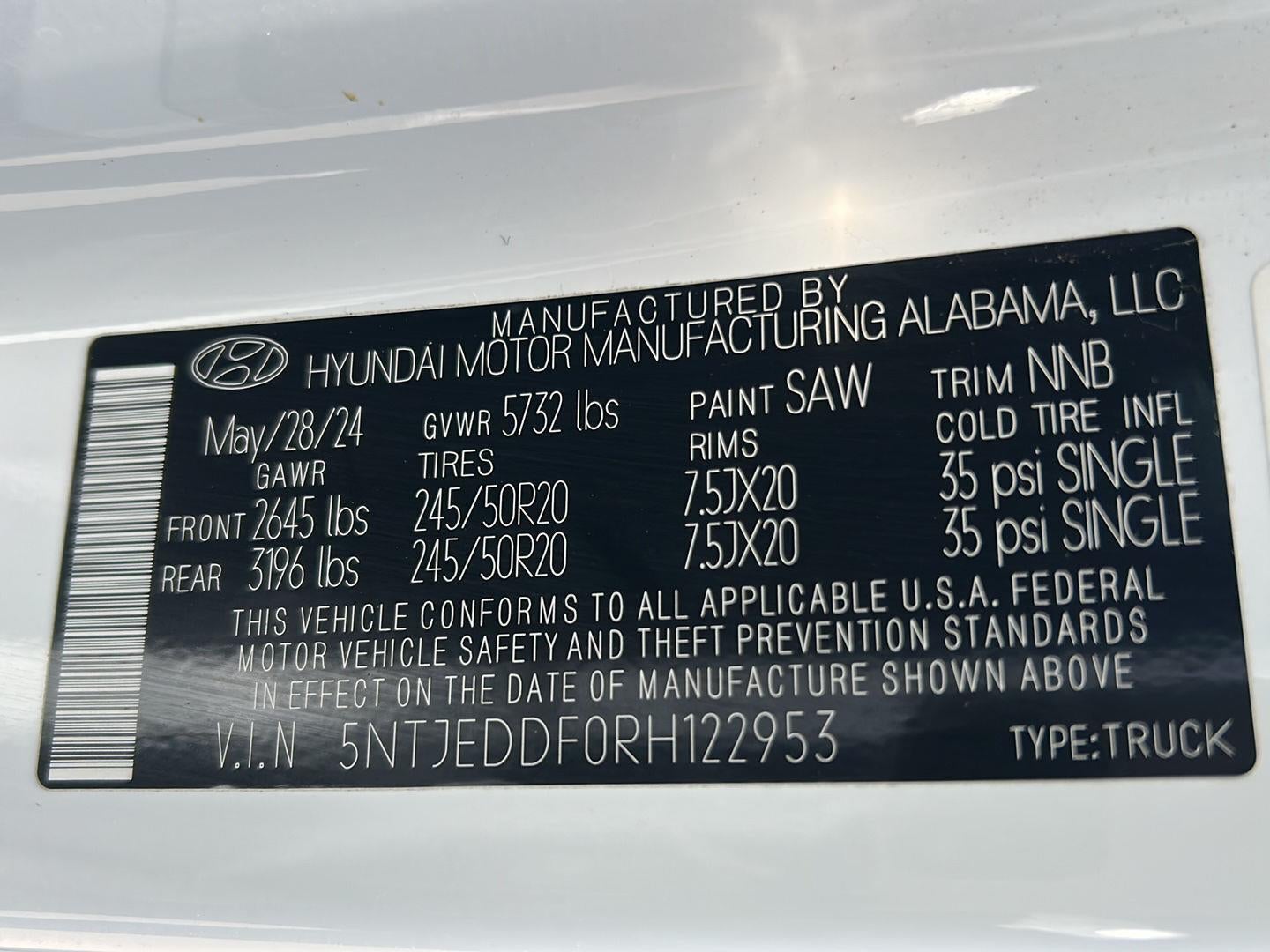 2024 Hyundai Santa Cruz Limited