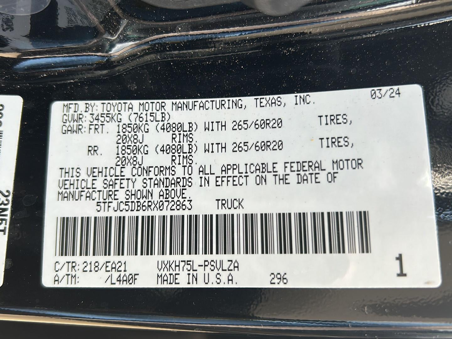2024 Toyota Tundra Limited HV