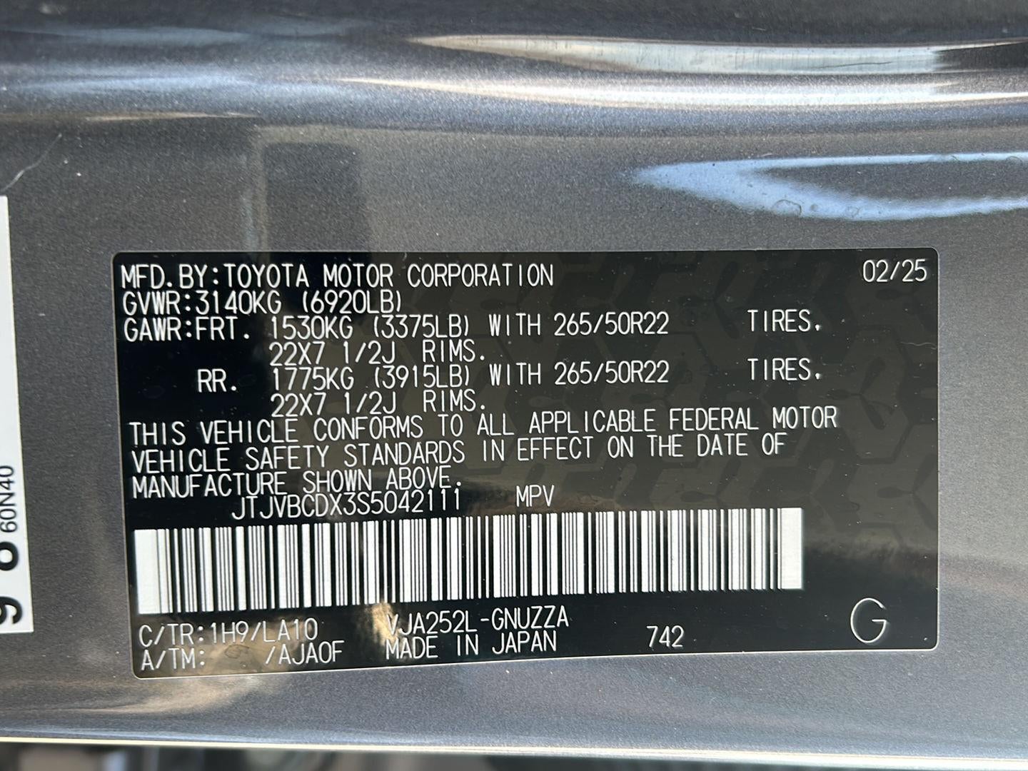 2025 Lexus Gx GX 550 Luxury