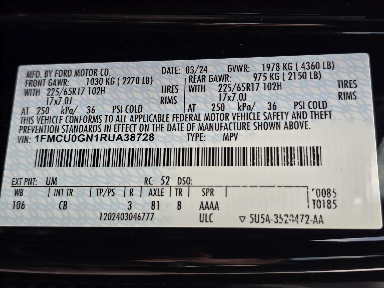 2024 Ford Escape Active