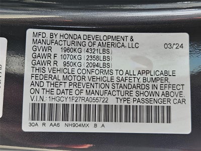 2024 Honda ACCORD LX
