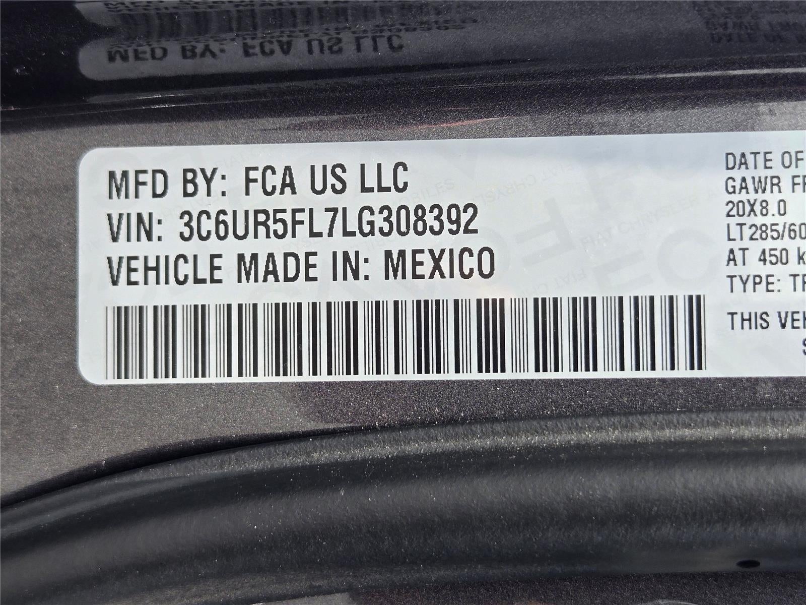 2020 RAM 2500 Laramie