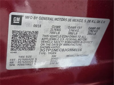 2018 GMC Sierra 1500 SLT