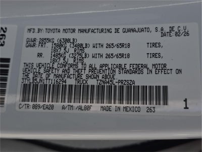 2026 Toyota TACOMA Base