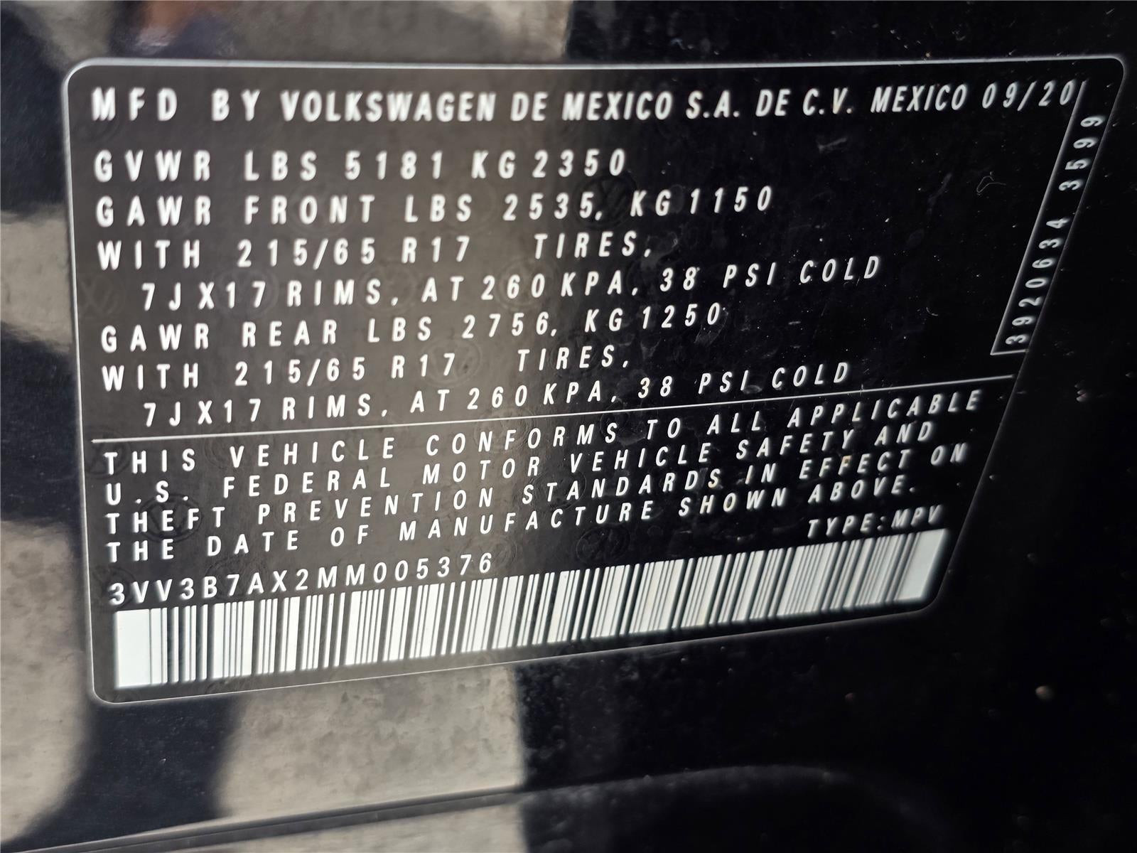2021 Volkswagen Tiguan SE