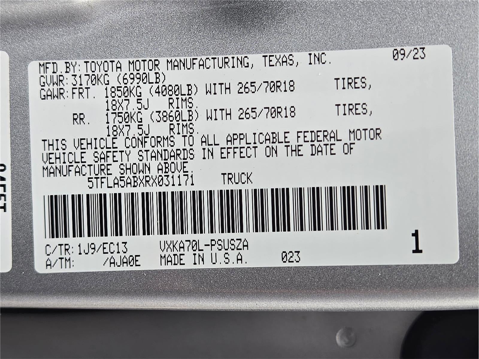 2024 Toyota Tundra SR5