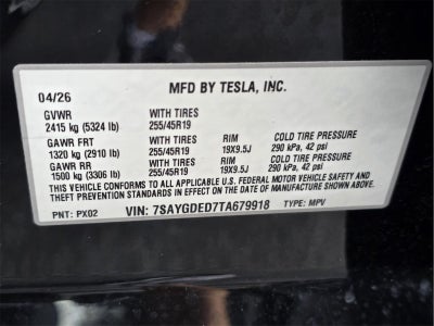 2026 Tesla TESLA S Base