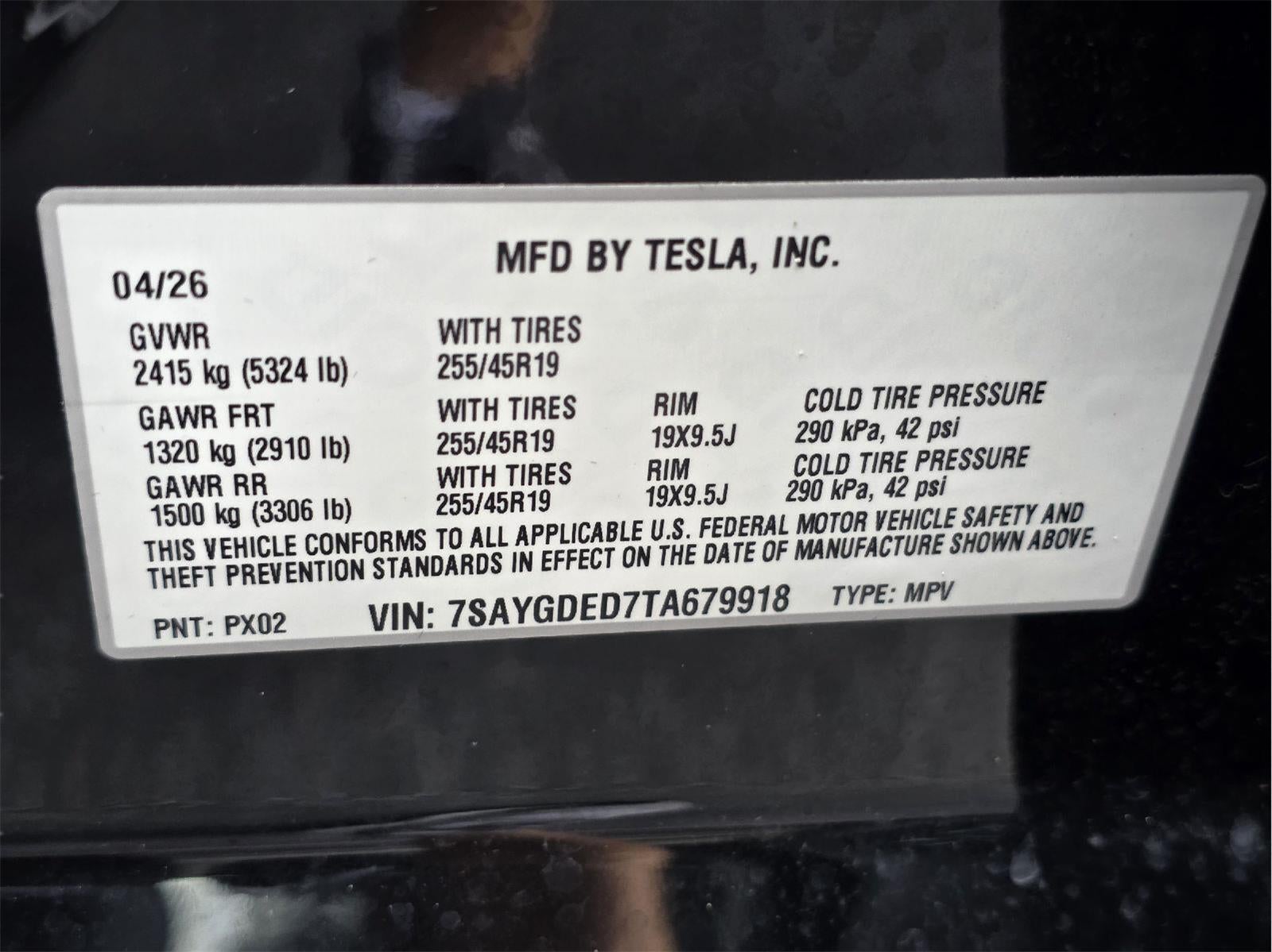 2026 Tesla TESLA S Base