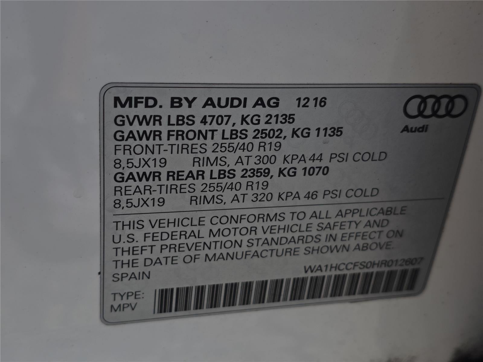2017 Audi Q3 Premium Plus