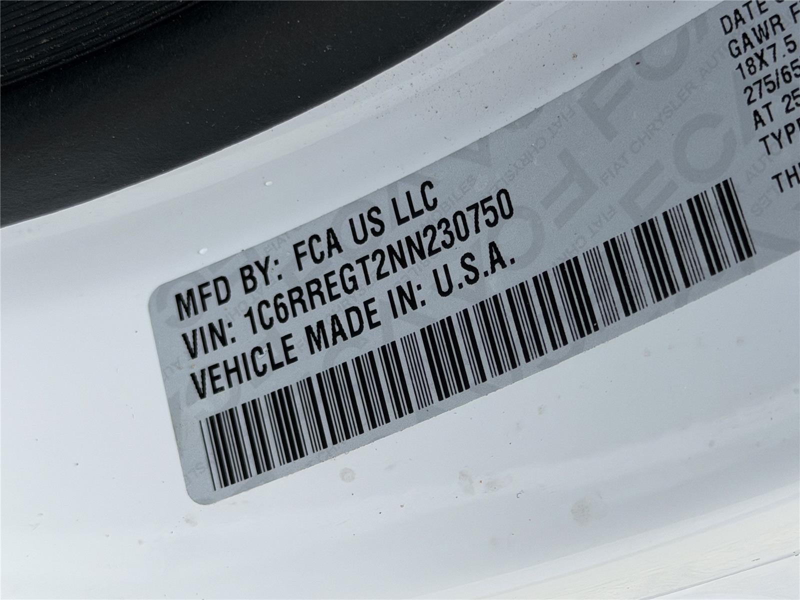 2022 RAM 1500 Tradesman Crew Cab 4x2 5'7' Box