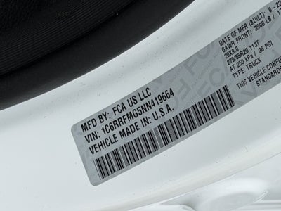 2022 RAM 1500 Big Horn Crew Cab 4x4 6'4' Box