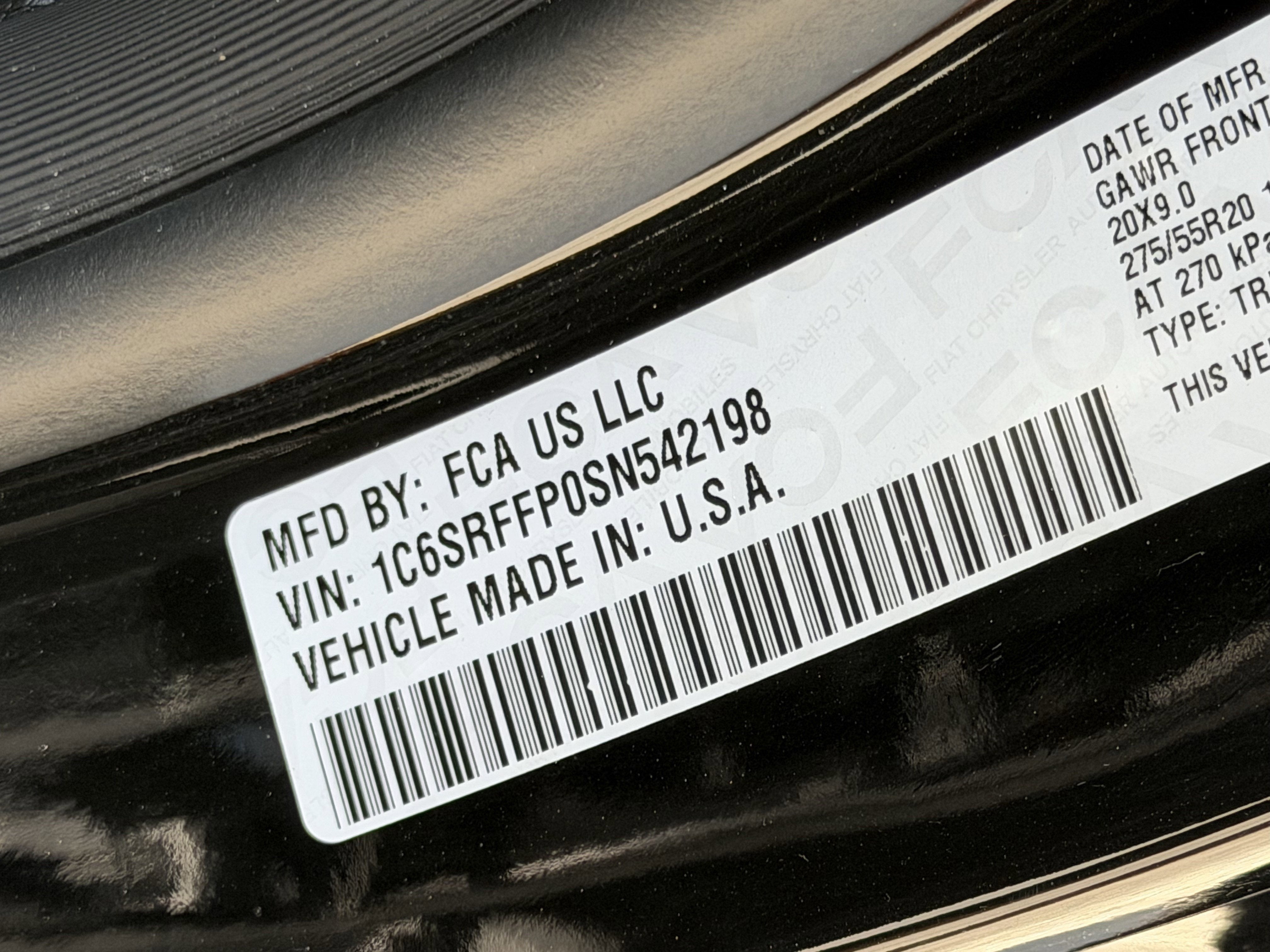 2025 RAM 1500 Lone Star Crew Cab 4x4 5'7' Box
