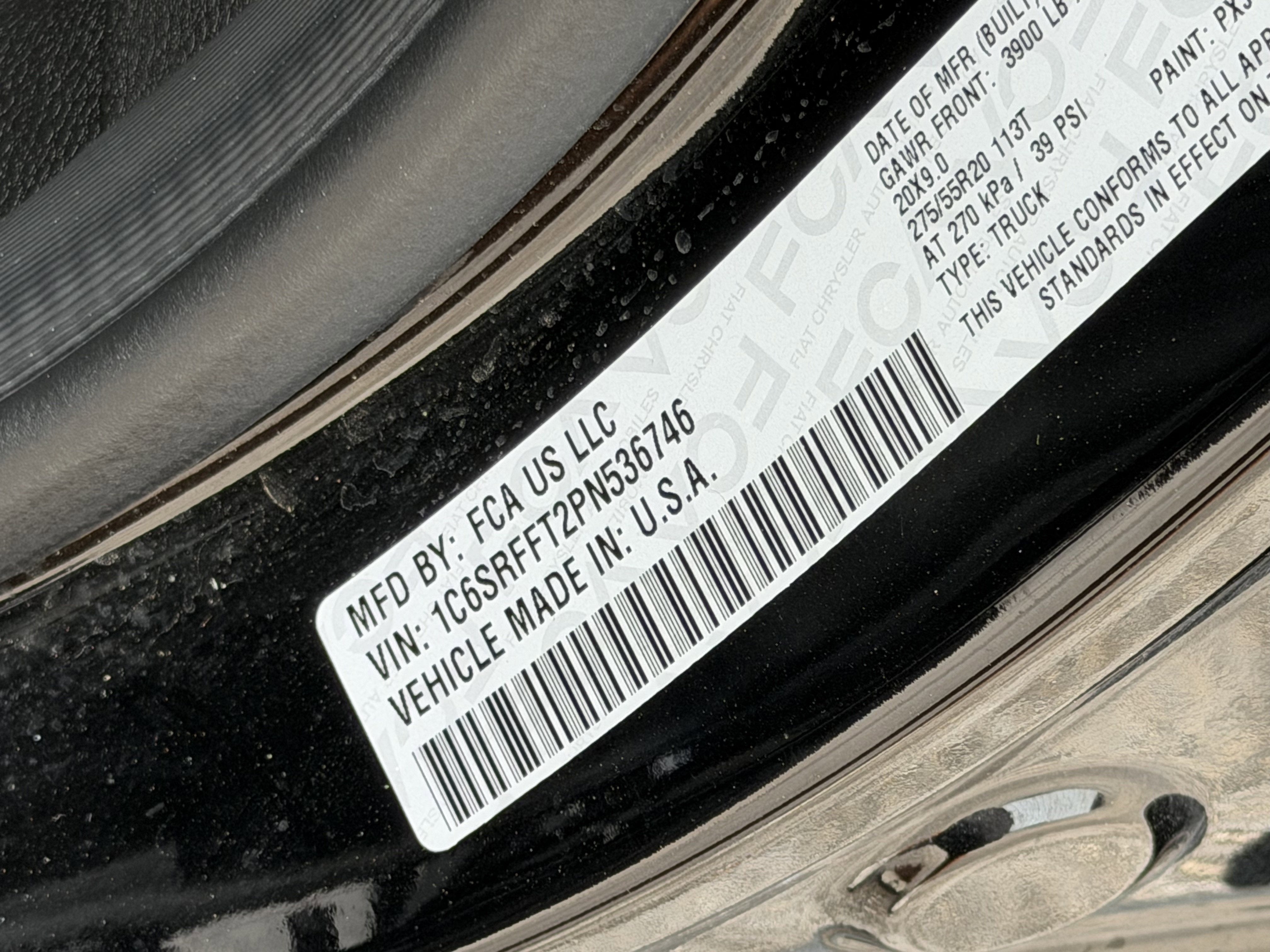 2023 RAM 1500 Lone Star Crew Cab 4x4 5'7' Box