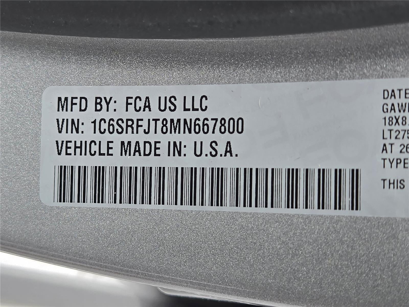 2021 RAM 1500 Laramie