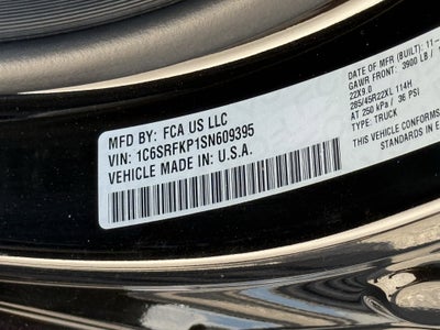 2025 RAM 1500 Tungsten