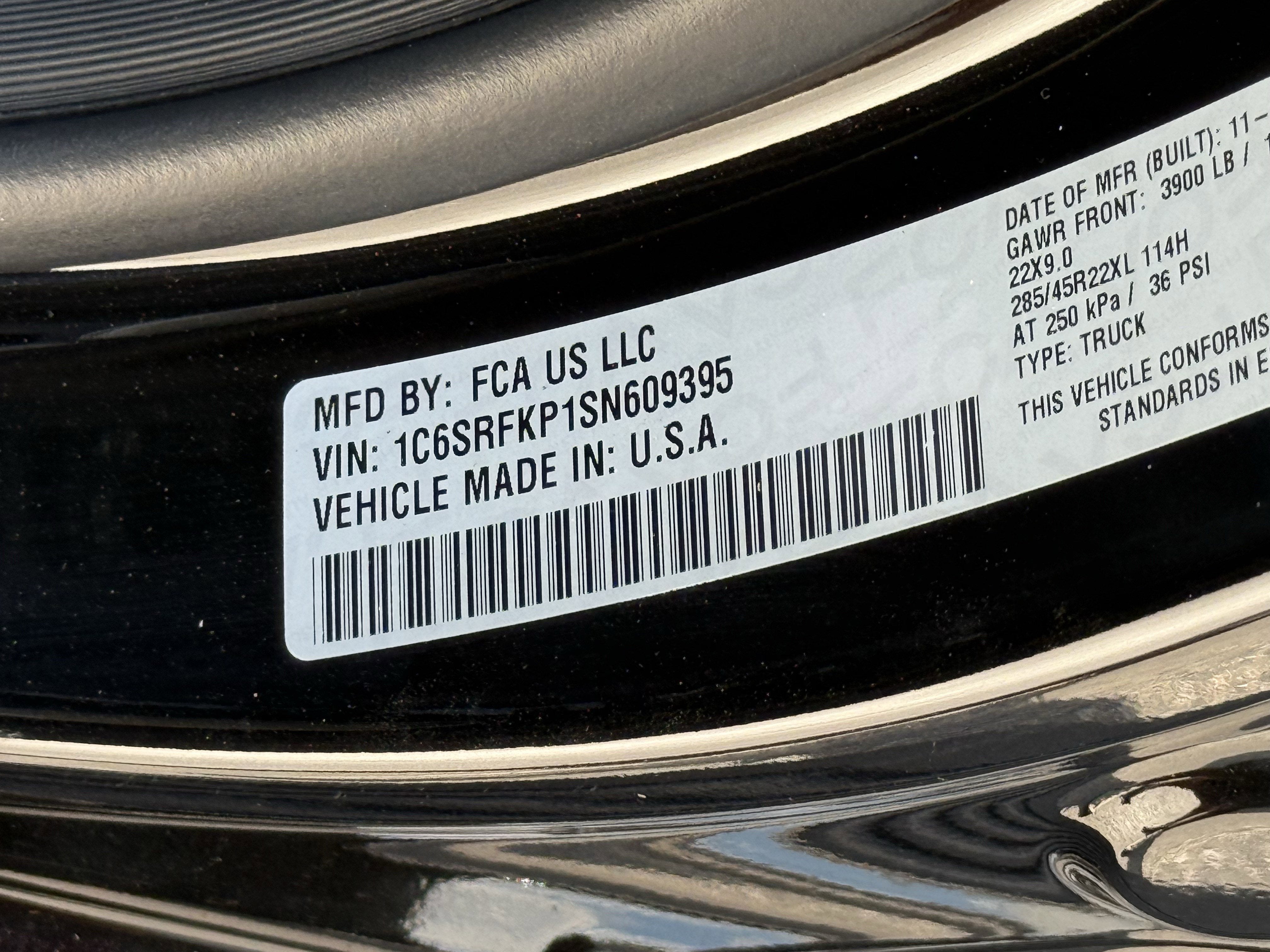 2025 RAM 1500 Tungsten