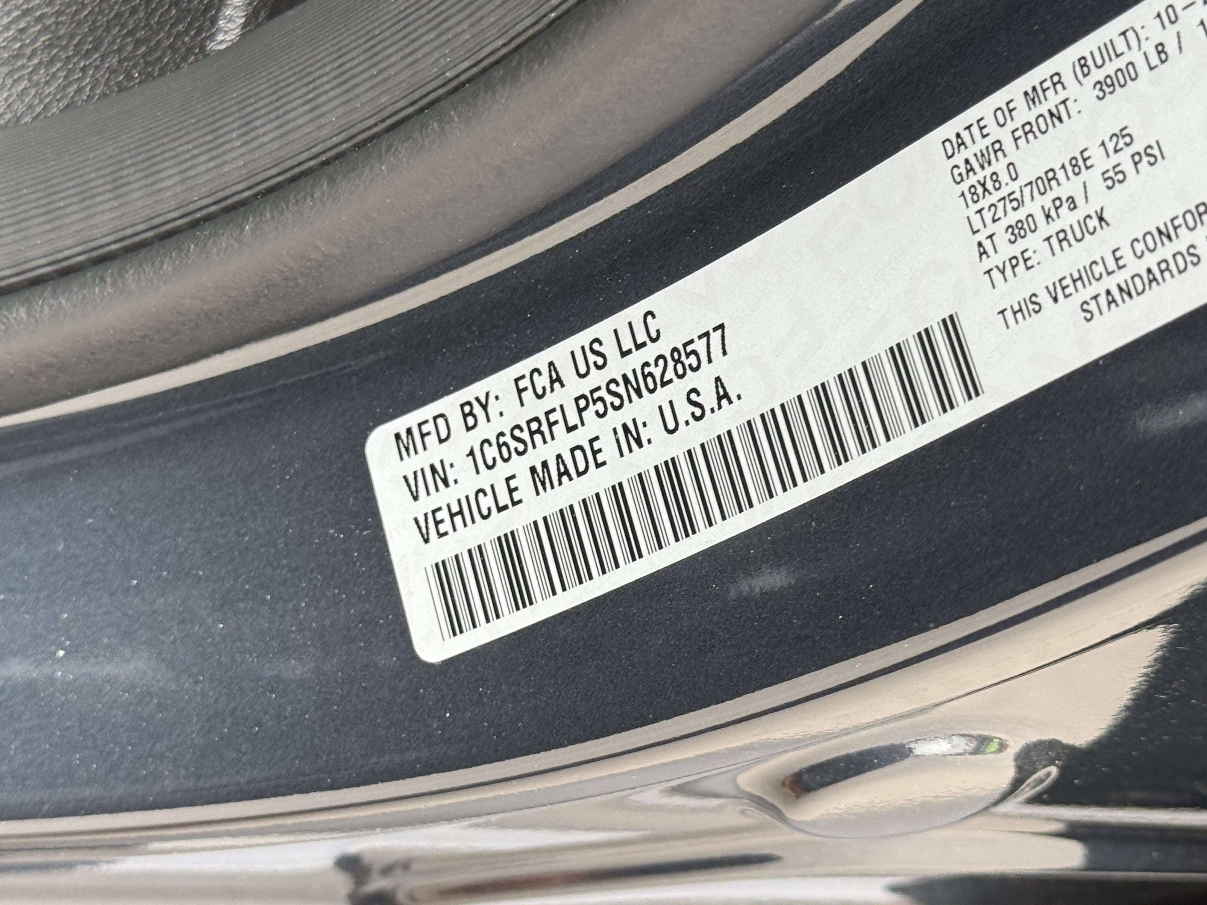 2025 RAM 1500 Rebel Crew Cab 4x4 5'7' Box