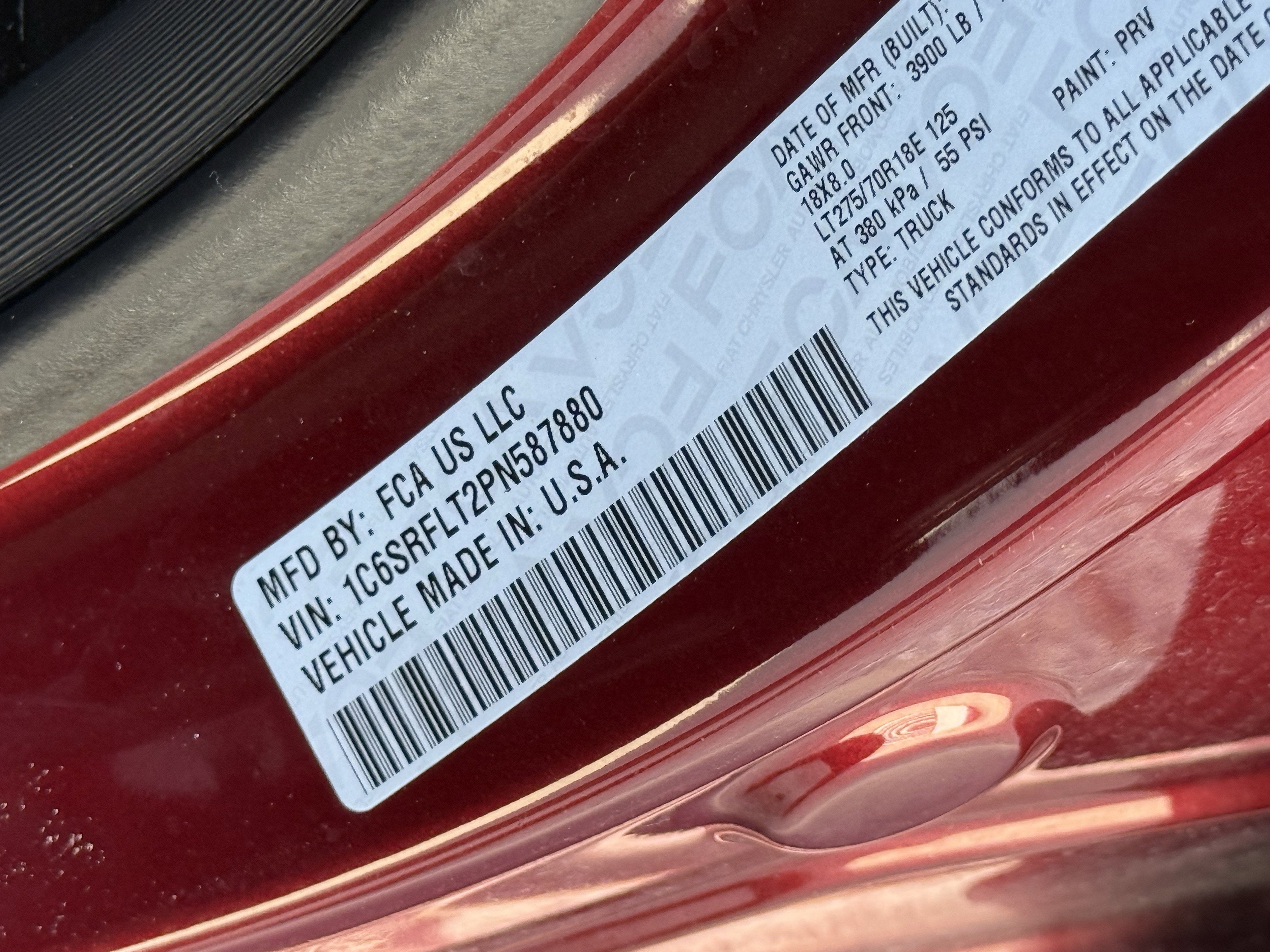 2023 RAM 1500 Rebel Crew Cab 4x4 5'7' Box