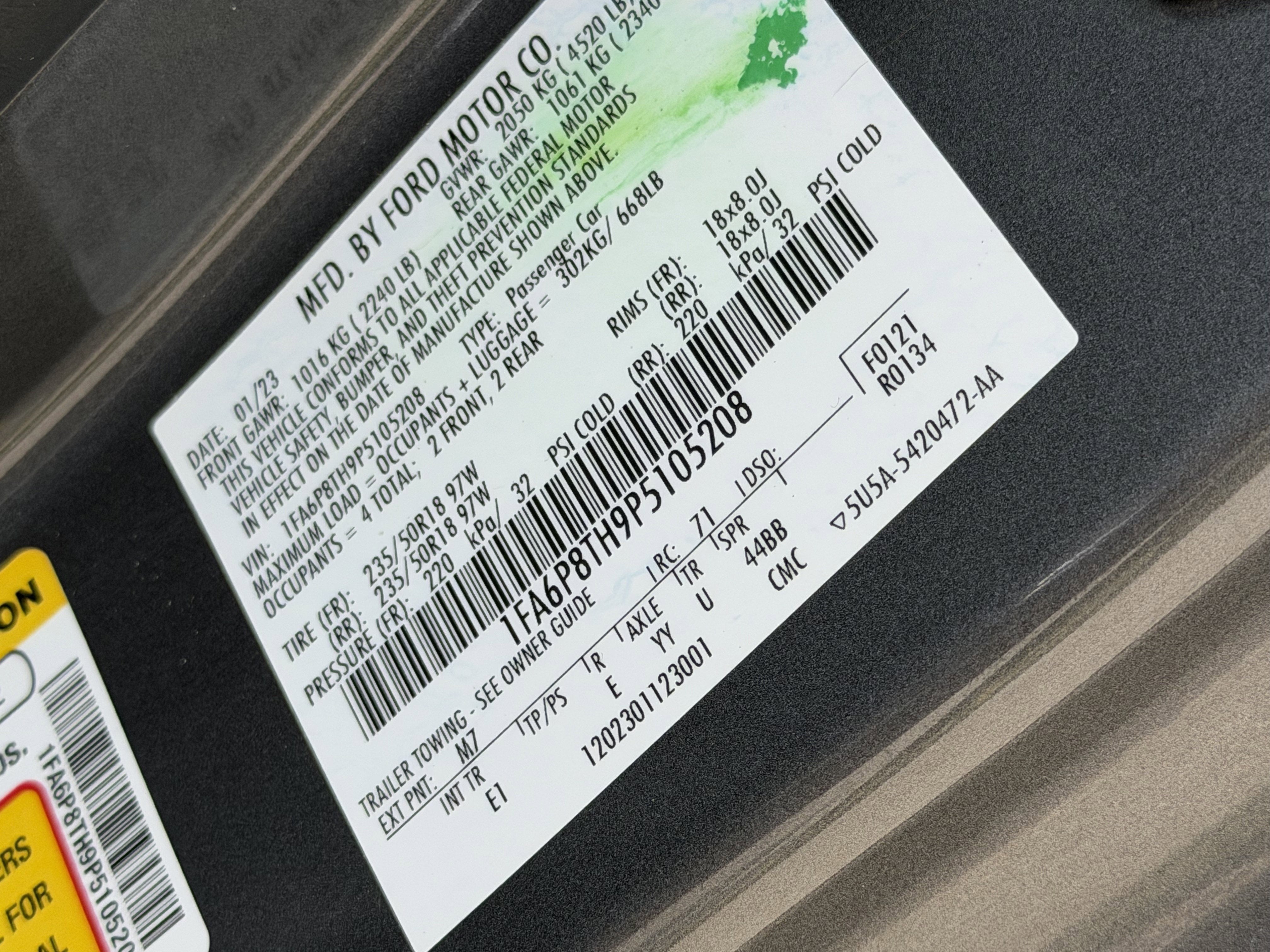 2023 Ford Mustang EcoBoost Premium Fastback