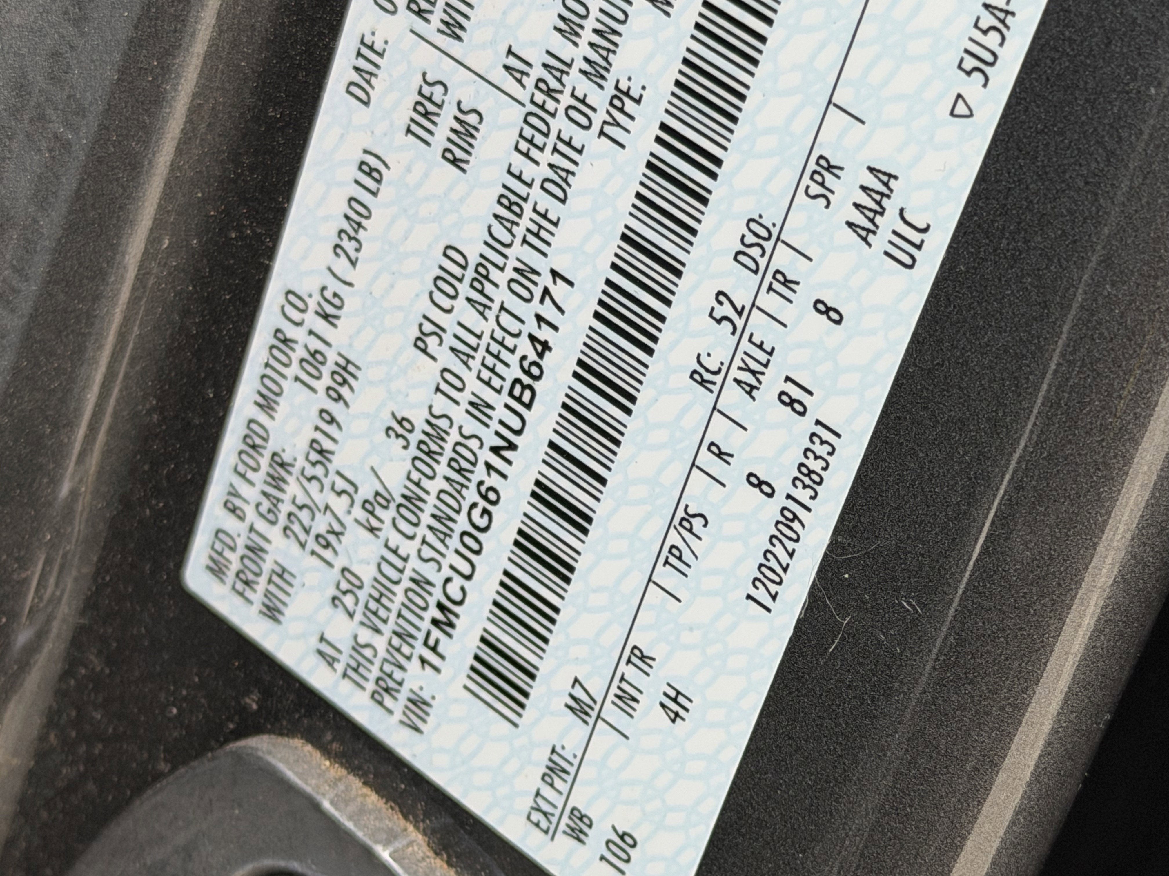 2022 Ford Escape SE